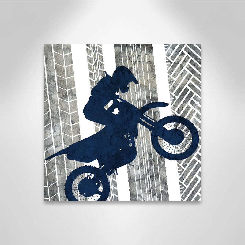 «Juvenile Motocross Motocross 1», art sur toile, H 16 po x l 16 po x P 1,5 po