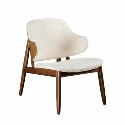 Armless Accent Chair With Wingback