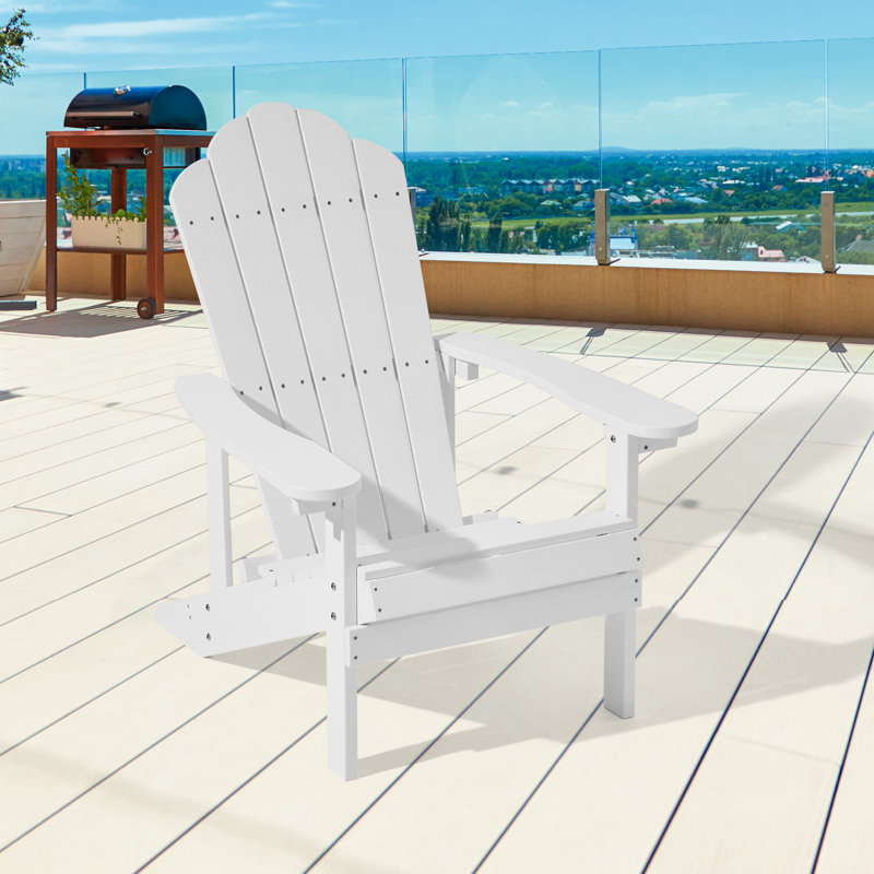 Chaise Adirondack Solvejg, Blanc