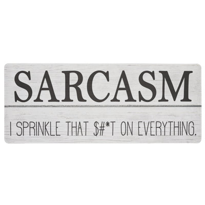 Tapis de bureau Sprinkle Sarcasm On