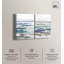 «Coral Coastal Blue Art», ensemble de 2 impressions sur toile par -1824183437-1824183427-1824183431