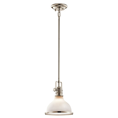 Luminaire suspendu en forme de dôme à 1 lumière Zehr