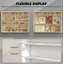 Vitrine murale, vitrine à 5 niveaux avec 2 portes en verre et tablettes réglables-867603299