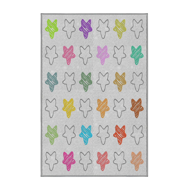 Tapis décoratif gris plyler, Rectangle 5 pi x 7 pi