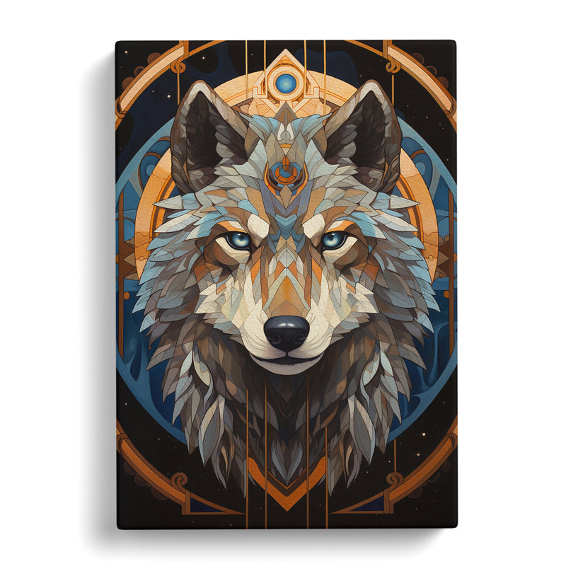 Wolf - No Frame Print, 60cm H x 40cm W x 3cm D
