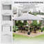 Arn 3m x 3m Metal Party Tent