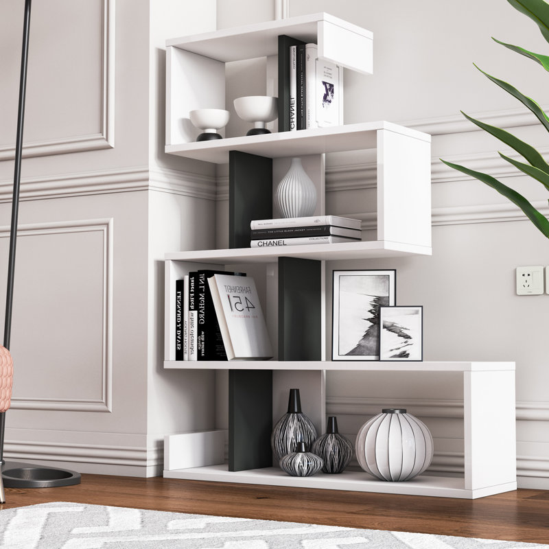 Cadorette Bookcase, Anthracite