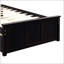Lit plateforme avec lit gigogne simple