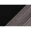 Table moderne 3 pièces pour l'espace de vie - café, tables de bout, tables d'appoint, gris et noir stratifié, conception efficace