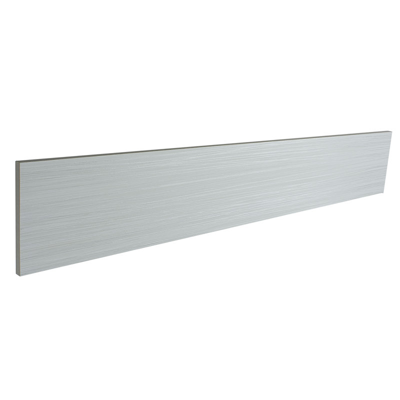 Fabrique 4" x 24" Porcelain Wood Look Tile, White