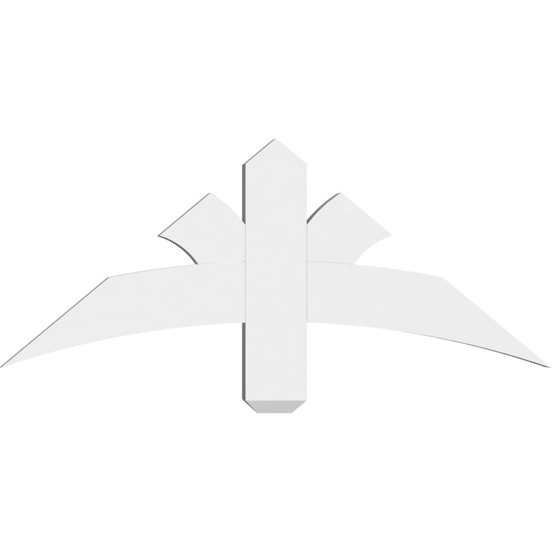 Support pour pignon Davenport, H 15 po x l 36 po (pas: 10/12), P 2 po x F 4 po, PVC
