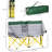 Lawn Chair With Stable Steel Frame And Pu Coated Cloth For Outdoor Use Folding Cup Holders Enjoyment