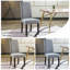 Chaises de salle à manger capitonnées Parsons-1862895768