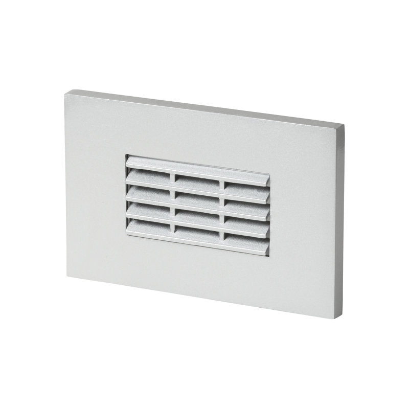 LED Step Lighting Satin Nickel Integrated LED Metal Step Light, Satin Nickel