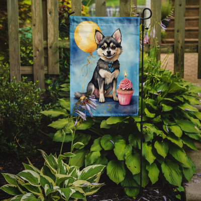 Drapeau de jardin «Happy Birthday»