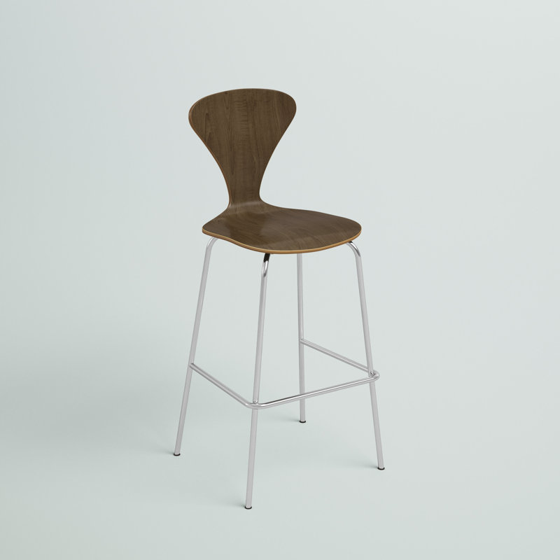 Ernie Dining Bar Stool, Walnut