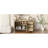 U-Style Modern Wave-Pattern Sideboard With 3 Drawers, Large Storage Buffet Cabinet With Hooks And Extra Center Leg,Suitable For Living Room,Entryway,Hallway.-254710906
