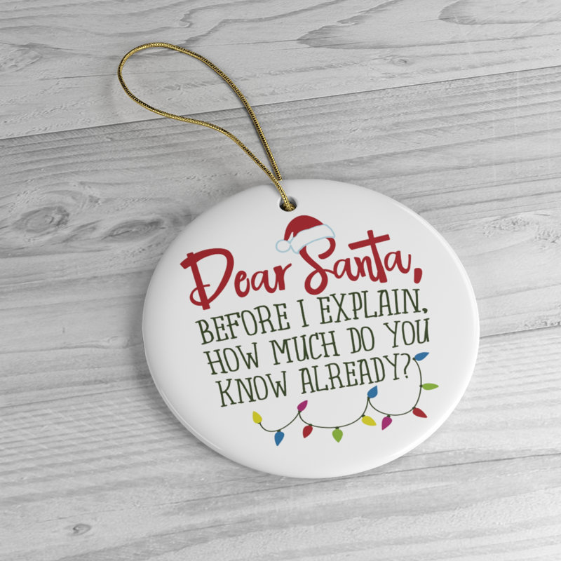 3'' Handmade Holiday Shaped Ornament