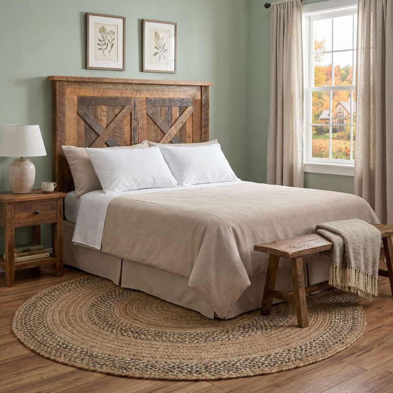 Fireside Lodge Barnwood Barndoor Headboard - King, King