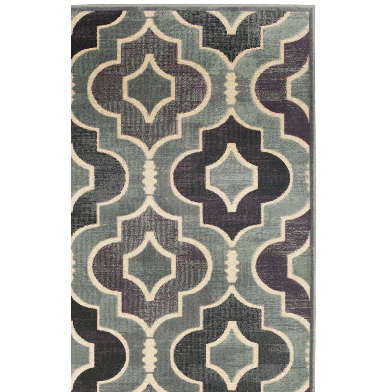 Tapis performance géométrique Gordon, Rectangle 2 pi 7 po x 4 pi