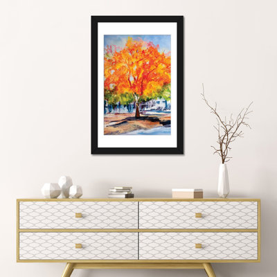 « automne feuillage », impression sur toile