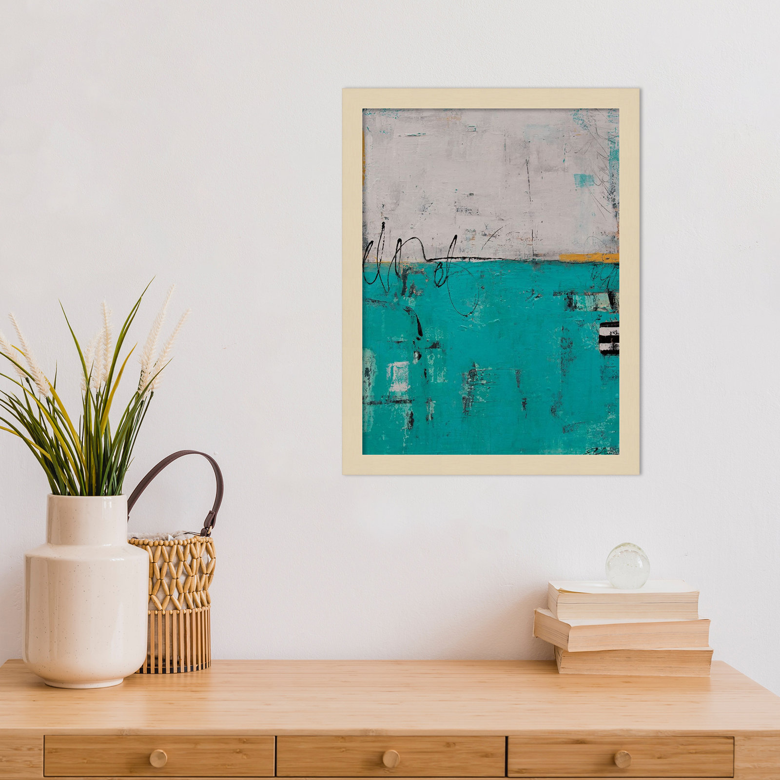 Urban Harmony Print by Erin Ashley, 17" H x 13" W, Brown