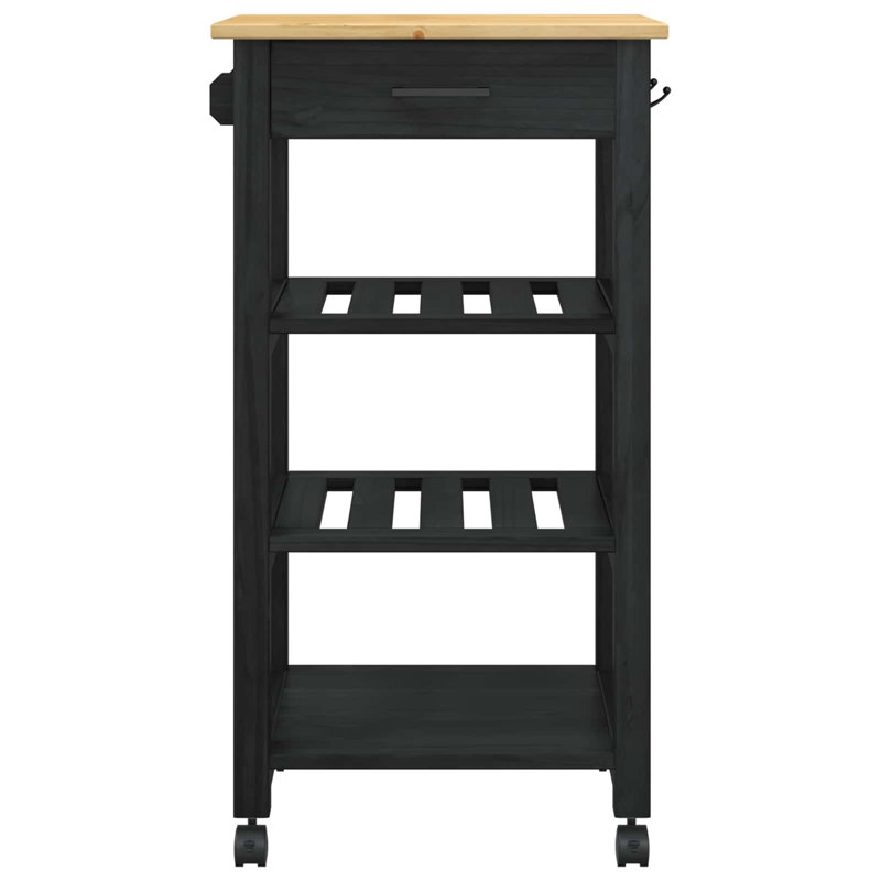 Solid Wood Bar Cart