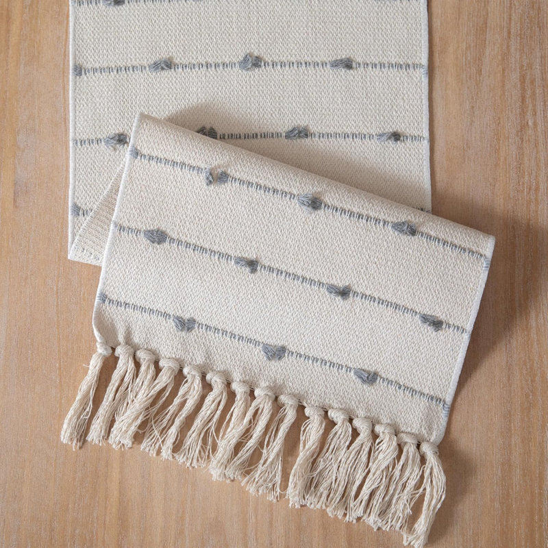 Lilibet Christmas Table Runner, Gray