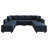 Tremee Upholstered Reversible Sectional with Plastic Legs-87326775
