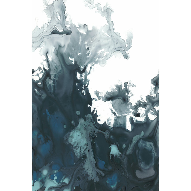 Indigo Tempest II by June Erica Vess - Wrapped Canvas Painting, 46cm H x 30cm W x 3.8cm D