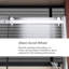 Porte de douche 60 po avec porte coulissante simple H 72 po avec rail en alliage d'aluminium, roulettes en zinc, verre trempé transparent de 1/4 po d'épaisseur, vitrail, roulettes, lisse