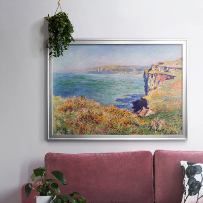 " Cliffs At Varengeville " by Claude Monet