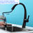 Matte Black Stainless Steel Pull Down Kitchen Faucet, High Spout, 1.5 Gpm Flow, Soft Rubber Spray Holes Out Black, Flow Rate, Construction Material-239768283