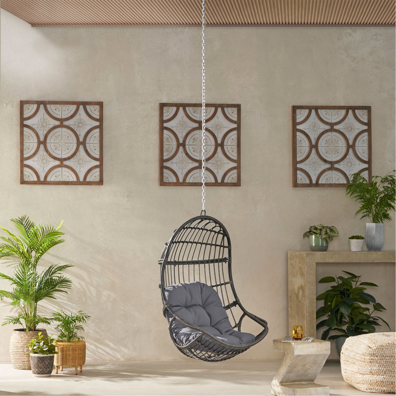 Patio Hanging Chair With 8Ft Chain