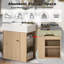 Meuble-lavabo flottant moderne 21,6 po avec lavabo en céramique, rangement à droite-1532182109