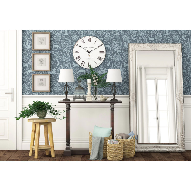 Madelyn 10.05m x 53cm Wallpaper Roll, Dark Blue