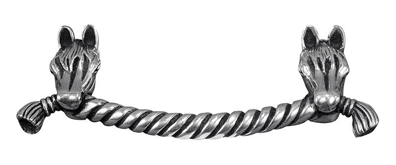 Equestre Bar / Handle Pull, Antique Silver