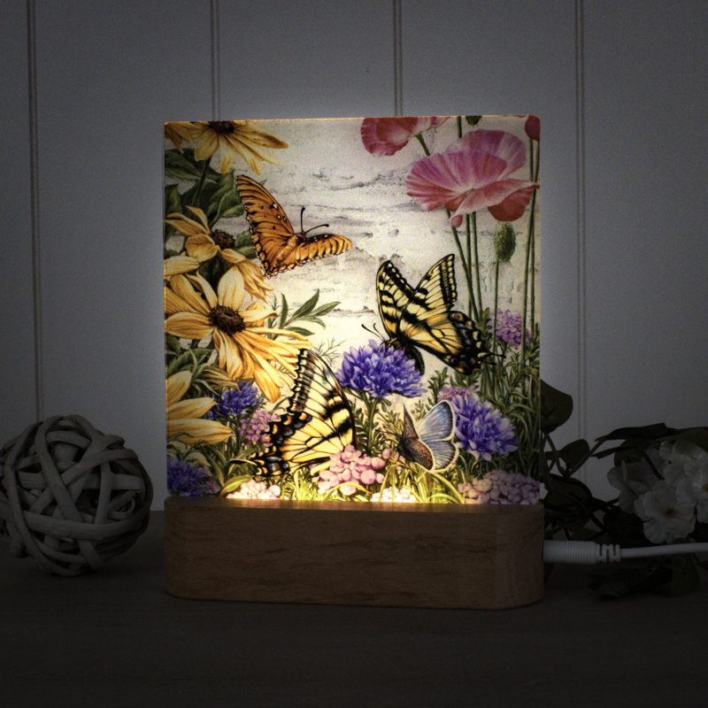 Veilleuse Butterfly Garden
