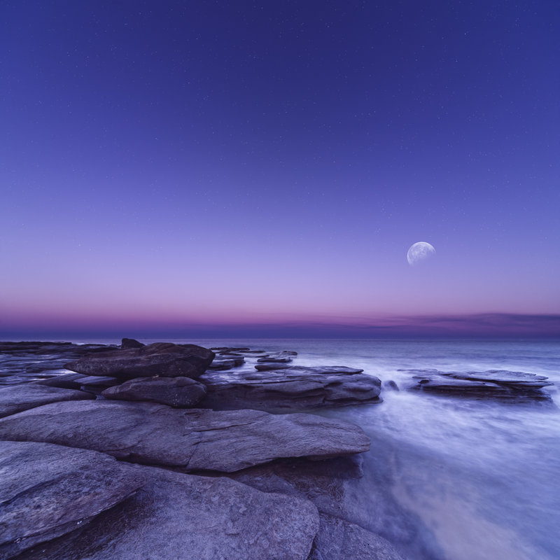 Misty Twilight - Wrapped Canvas Print, 30cm H x 30cm W x 3.8cm D