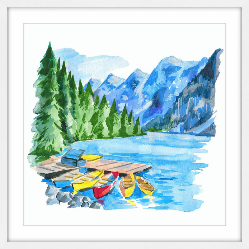 «Banff National Park», reproduction encadrée, H 32 po x l 32 po x P 1,5 po