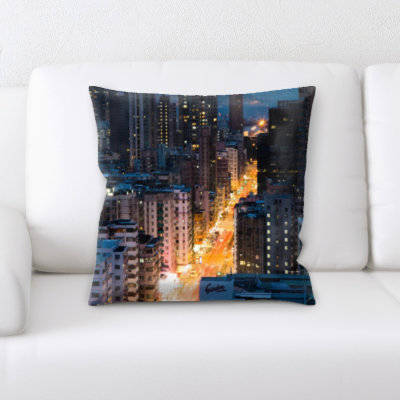 Microsuede Throw Pillow