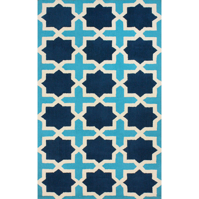 Oneil Wool Geometric Indoor Rug, Rectangle 5' x 8'
