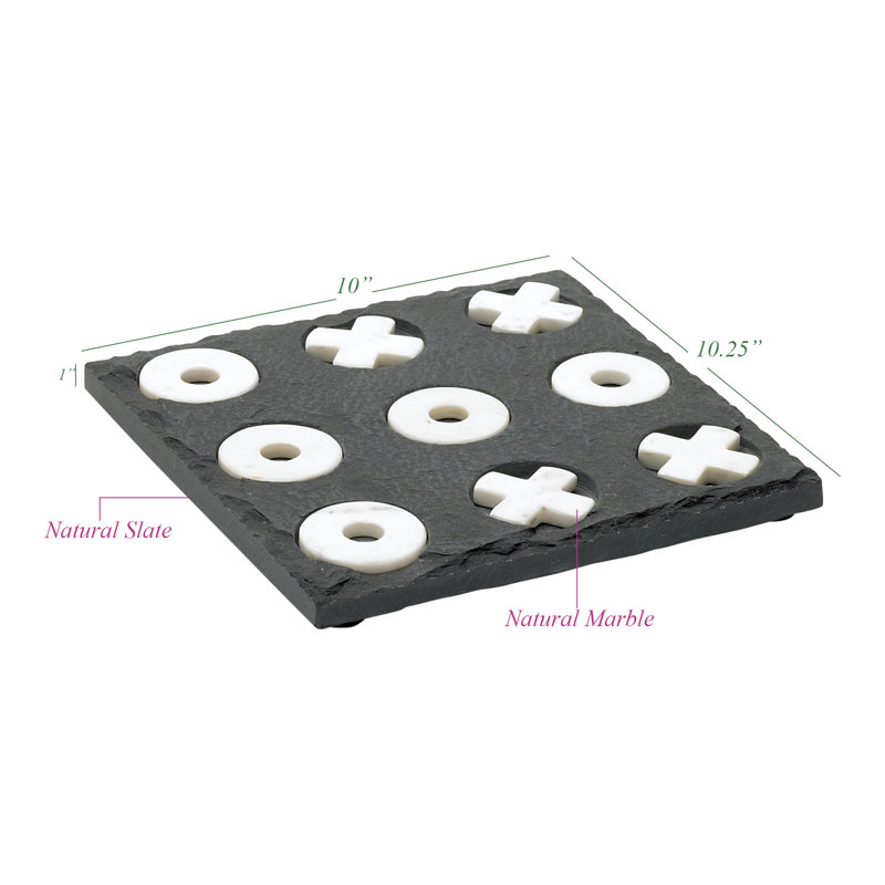 Sculpture de forme rectangulaire morpion