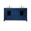 Ensemble de meuble-lavabo double 60 po Closter-369071039