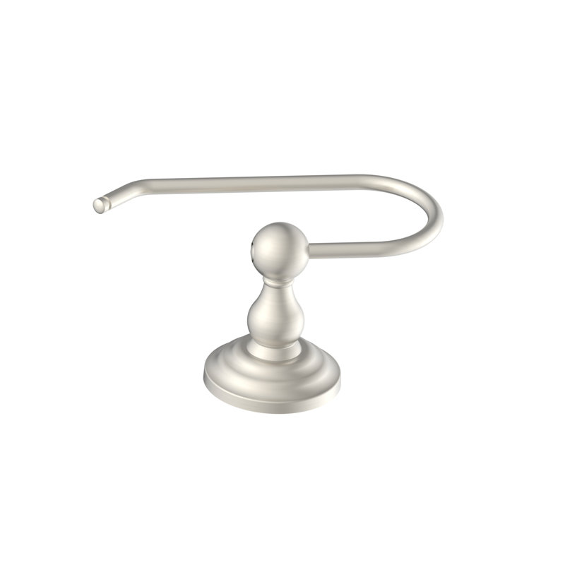 Brushed Nickel Wall Mounted Round Toilet Paper Holder