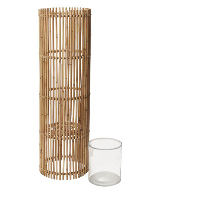 Lanterne de table en bois Geof