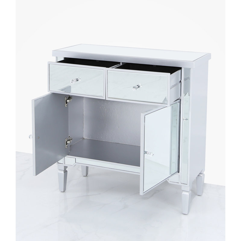 Aventurine 90cm Sideboard, Silver