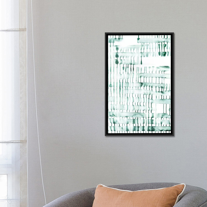 « barri i », reproduction sur toile, H 60 po x l 40po x P 1,5 po, Toile avec cadre noir, Pas de tapis