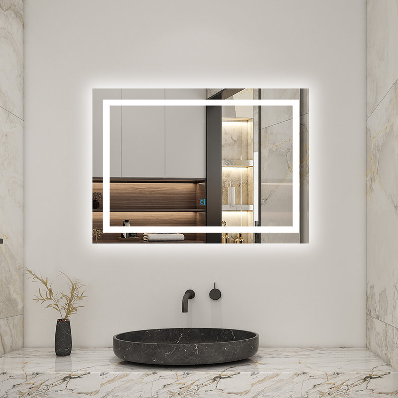 Brezinski Rectangle Mirror, 50 cm H x 70 cm W