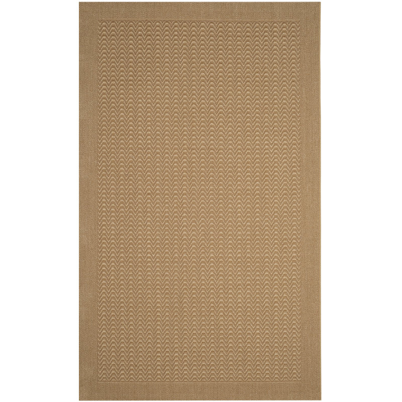 Adebayo Palm Beach Jacquard Weave Sisal & Jute Chevron Rug, Rectangle 2' x 3'